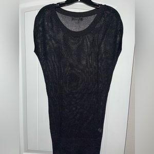 Express blank blouse with a little gold shimmer